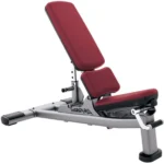 Life Fitness Signature Multi-Adjustable Bench | Platinum - Cranberry