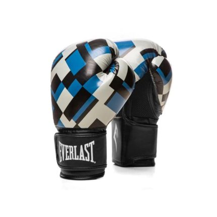 Everlast Spark Training Gloves 12 oz Blue Grid