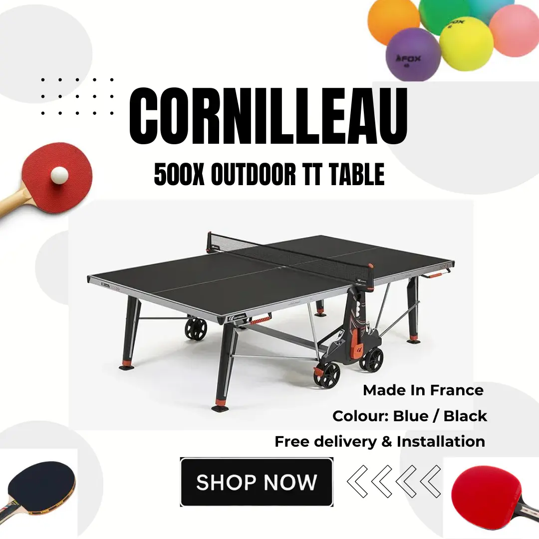 Cornilleau 500X Table Tennis Table Delivered in Dubai – Free UAE-Wide Shipping from Noon/Amazon