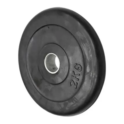 RUBBER WEIGHT PLATE 2KG TA SPORTS