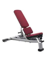 Life Fitness Signature Multi-Adjustable Bench | Platinum - Cranberry