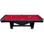 Riley England Tournament American Billiard Table Black Bright Red 9FT