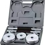 Body Sculpture Chrome Dumbbell Set