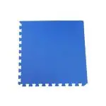 INTERLOCKING RUBBER TILES 100 CM X 100 CM X 16MM BLUE