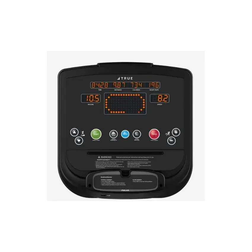True Treadmill - Commercial-400 W Console Led TC400-19 - Image 4