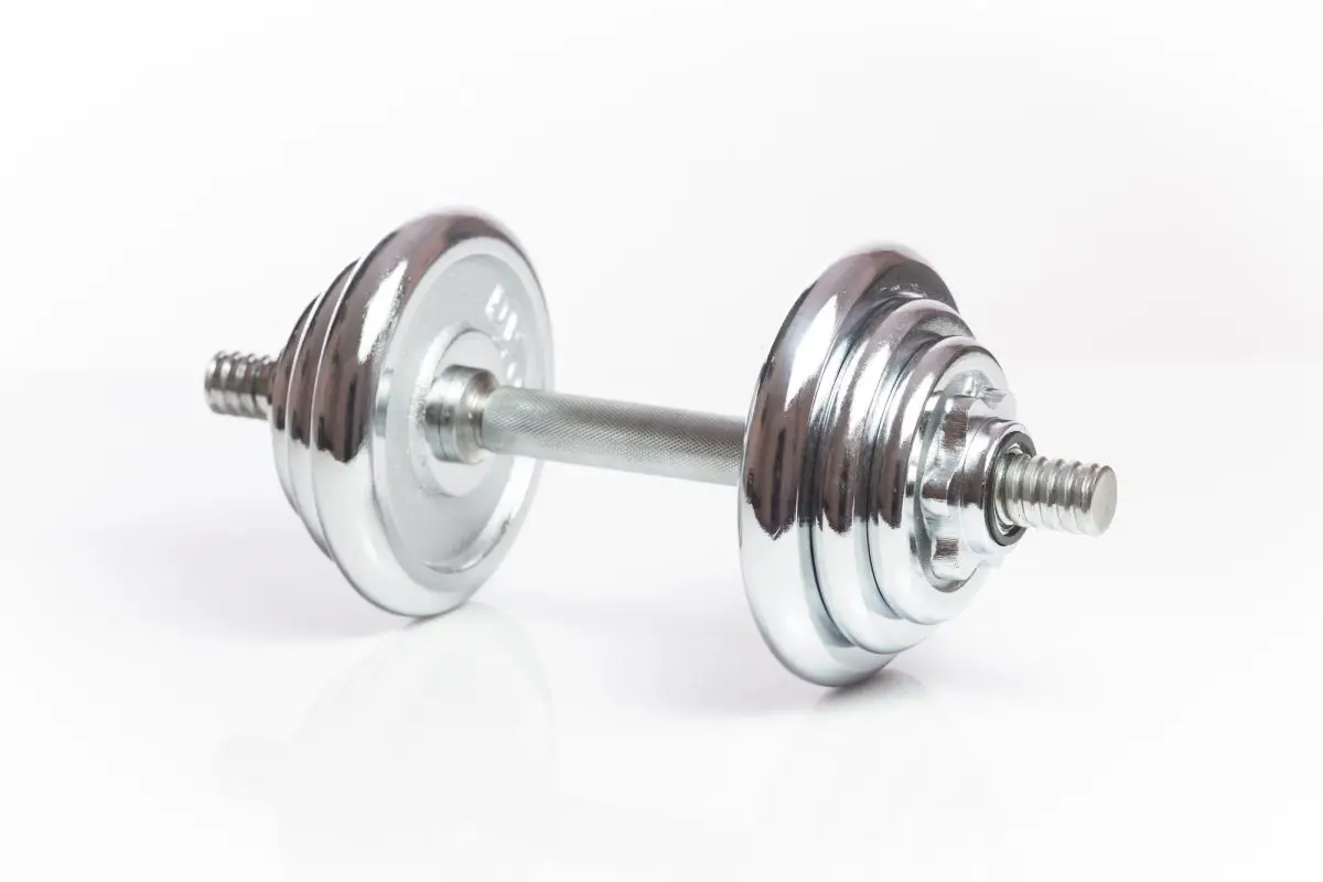 Body Sculpture chrome dumbbell set