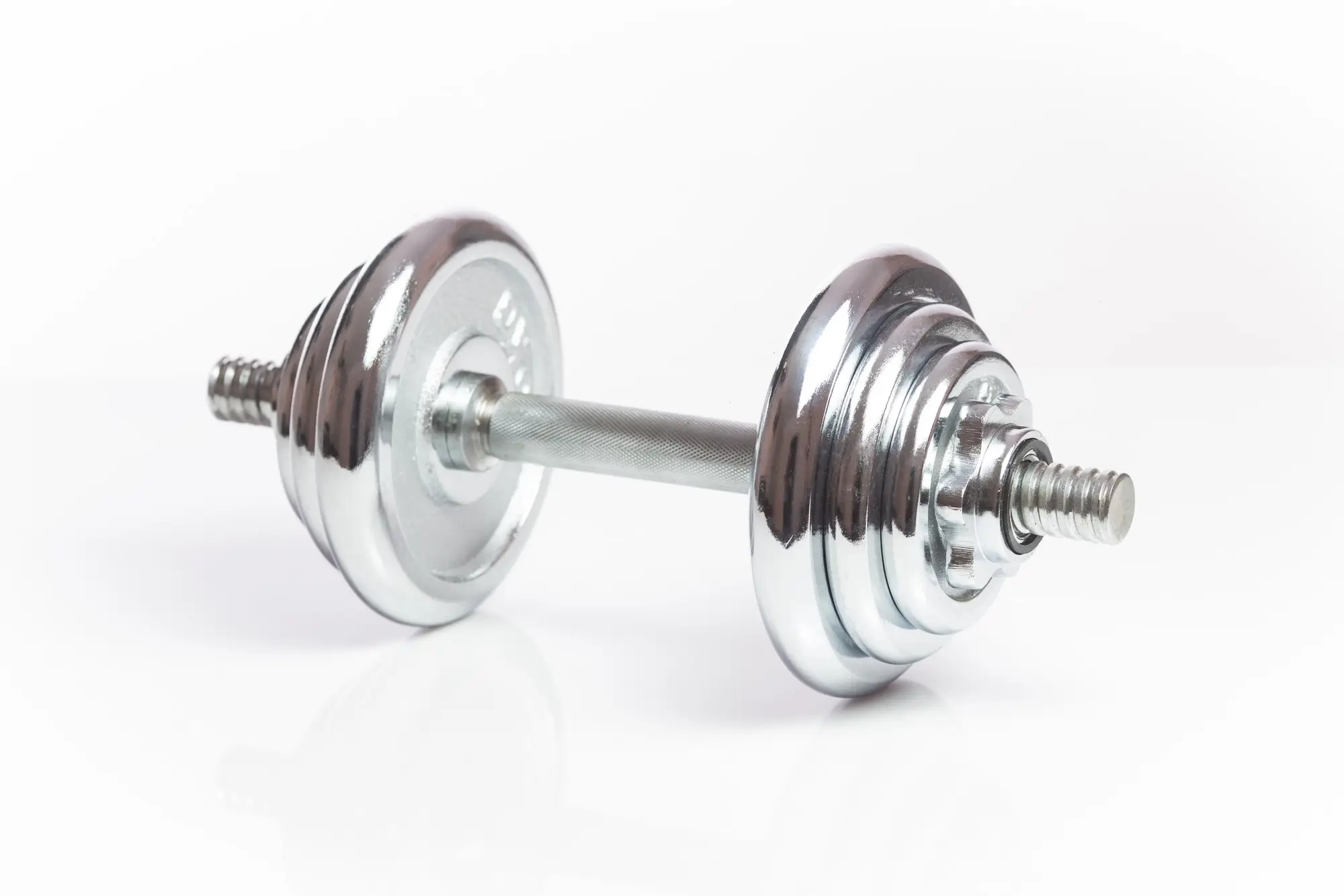 Body Sculpture chrome dumbbell set