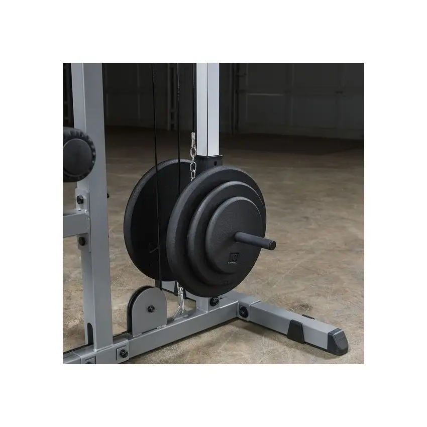 PRO LAT MACHINE WITH LOW ROW BLACK - Image 2