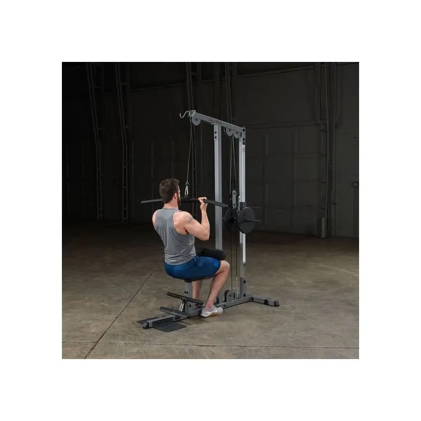 PRO LAT MACHINE WITH LOW ROW BLACK - Image 6