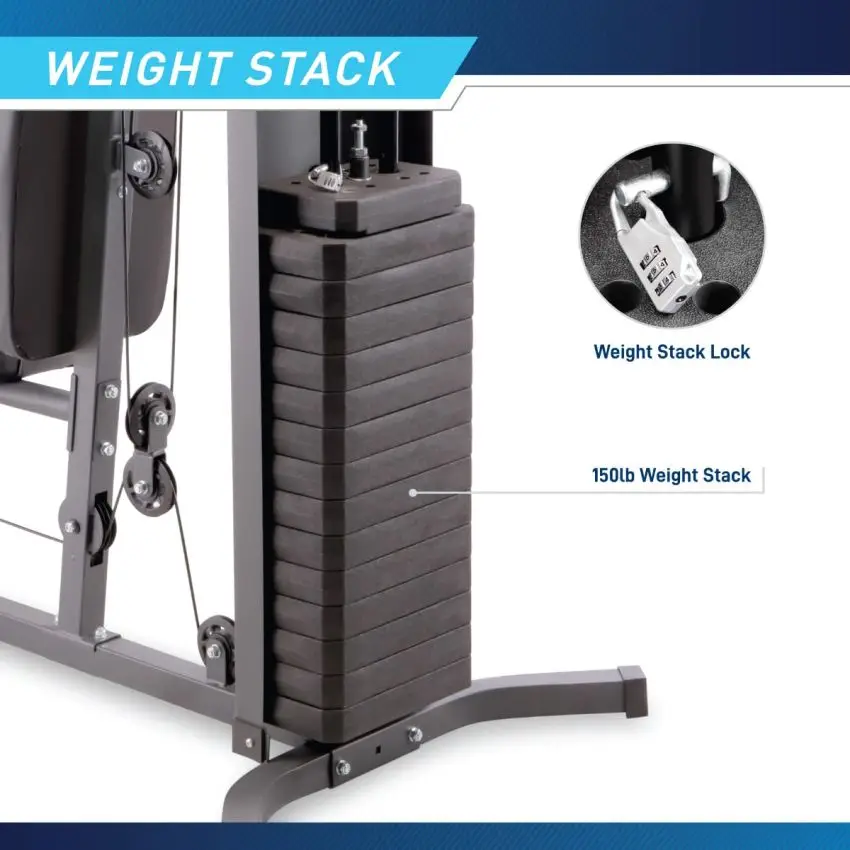 Marcy 150lb Stack Home Gym | MWM-4965SC - Image 9