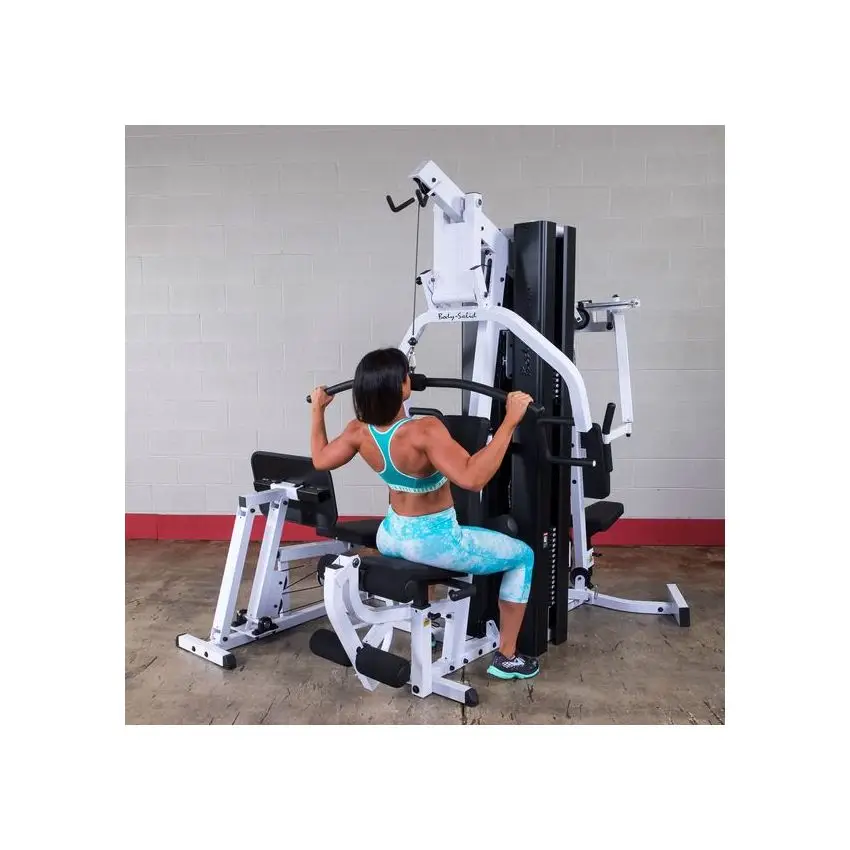 BODY SOLID PRESTIGE GYM EXM3000LPS LEG+SH EQ13070028 WHITE - Image 4