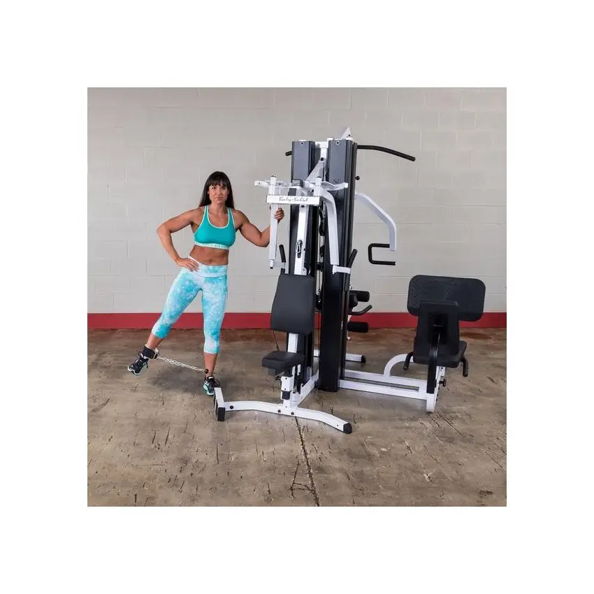 BODY SOLID PRESTIGE GYM EXM3000LPS LEG+SH EQ13070028 WHITE - Image 5