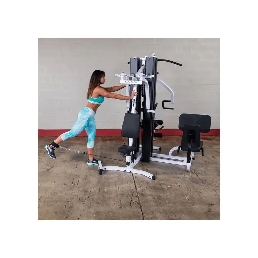 BODY SOLID PRESTIGE GYM EXM3000LPS LEG+SH EQ13070028 WHITE - Image 11