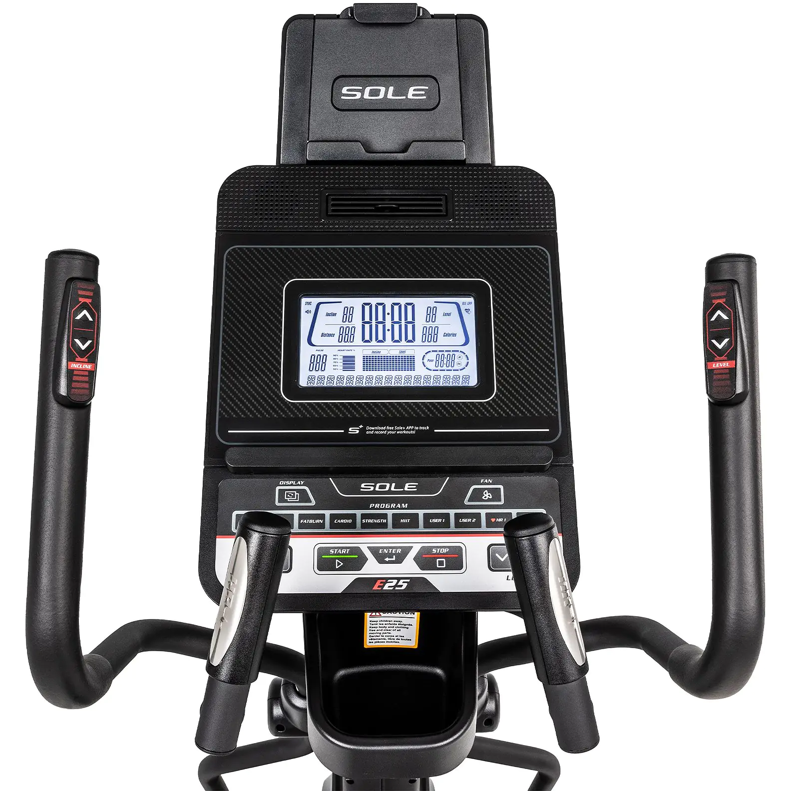 Sole Fitness E25 Elliptical Cross Trainer - Image 5