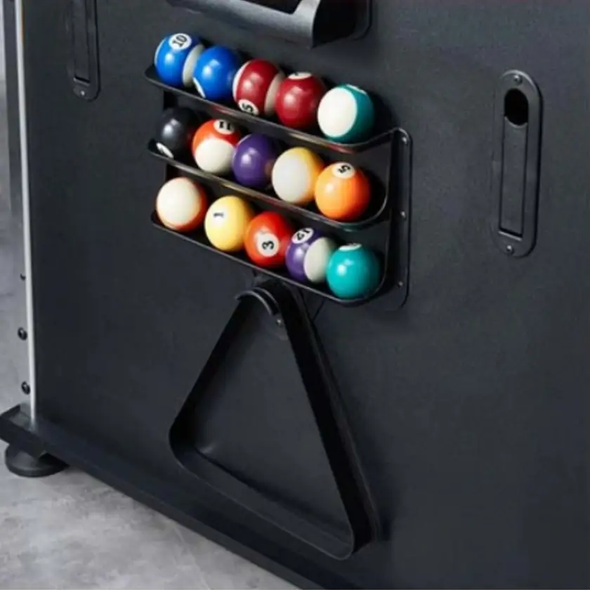 Knightshot Rotating 4-in-1 Dining & Home Pool Table | 7 FT | Black - Image 7