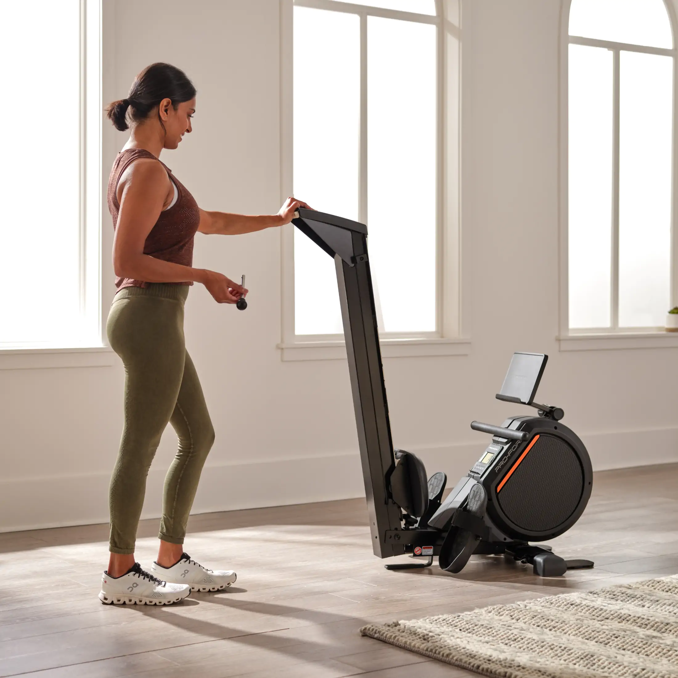 ProForm 550R Space-Saving Air Resistance Rower - Image 4