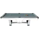 Riley England Tournament American Billiard Table White|Bankers Grey | 8FT