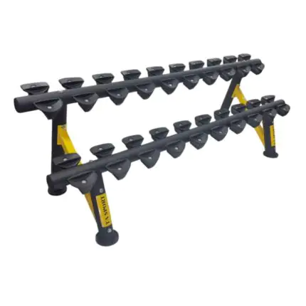 TA SPORT DUMBBELL RACK WITH 2 TIER HOLD 10 PAIR
