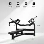 Tunturi Platinum - Horizontal Chest Press - Plate loaded - V-series - Image 3