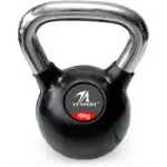 TA Sport Rubber Kettlebell | 16 Kg Black