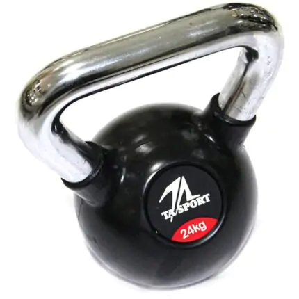 TA Sport Rubber Kettlebell | 24 Kg