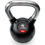 TA Sport Rubber Kettlebell | 6 Kg Black