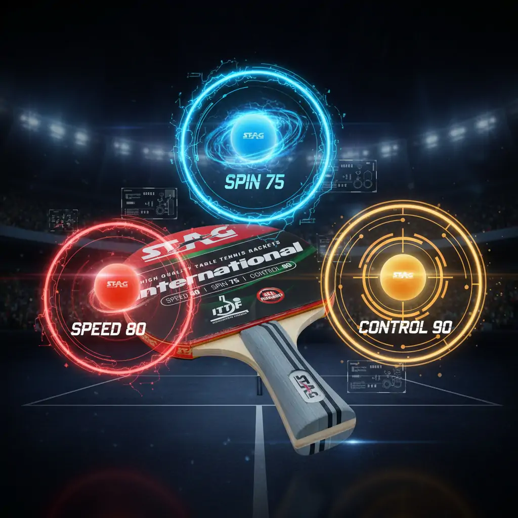 Stag International Table Tennis Racket - Image 4