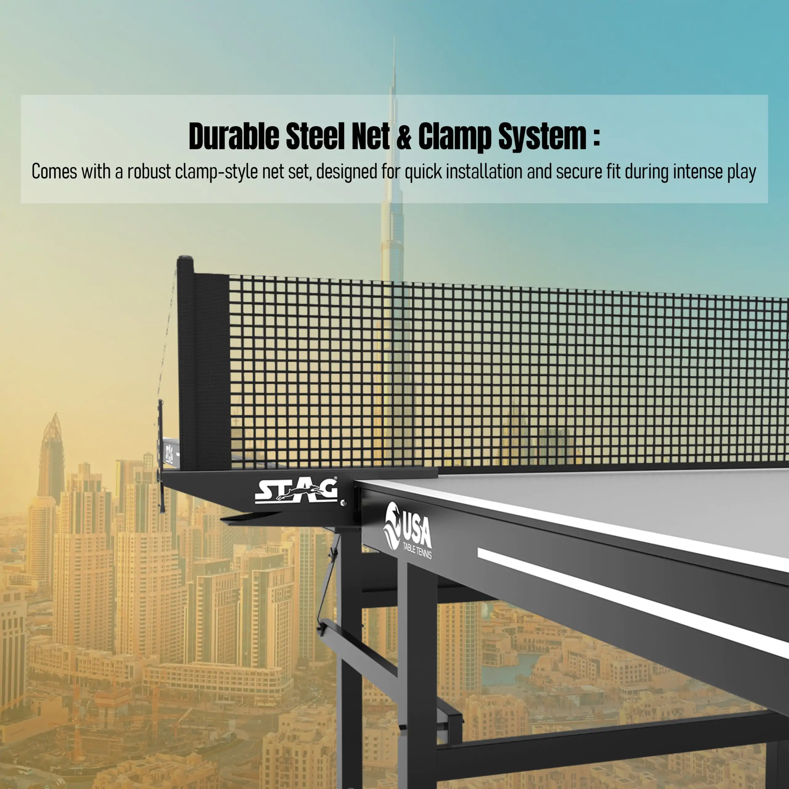 Stag Pacifica Outdoor Table Tennis Table - Image 8