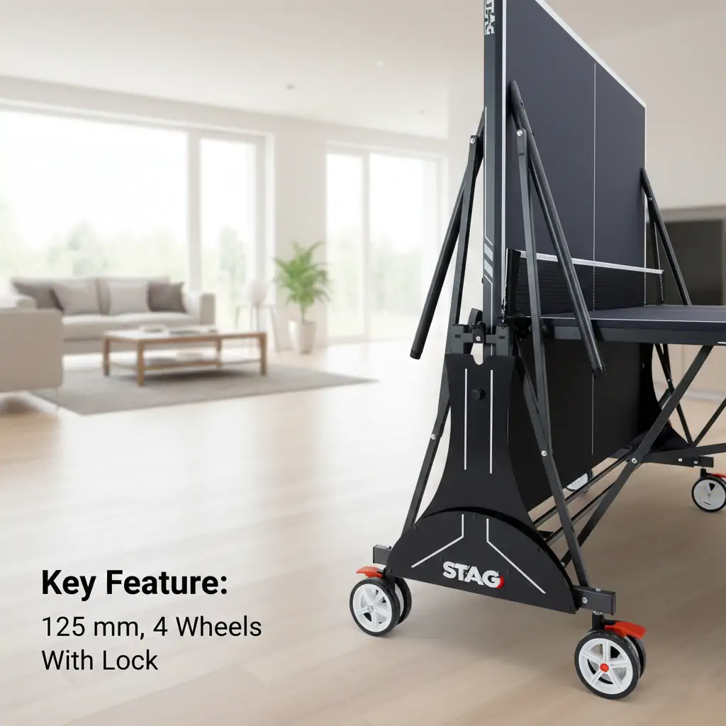 Stag Stealth Indoor Table Tennis Table - Image 9