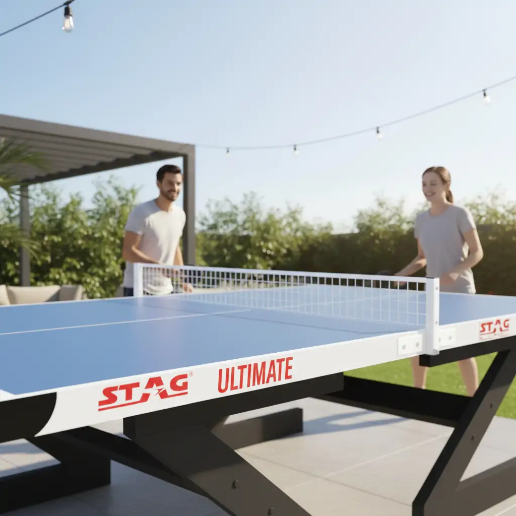 Stag Ultimate Outdoor Table Tennis Table | 8mm - Image 5
