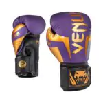 Venum Elite Boxing Gloves - Dark Purple 10 Oz