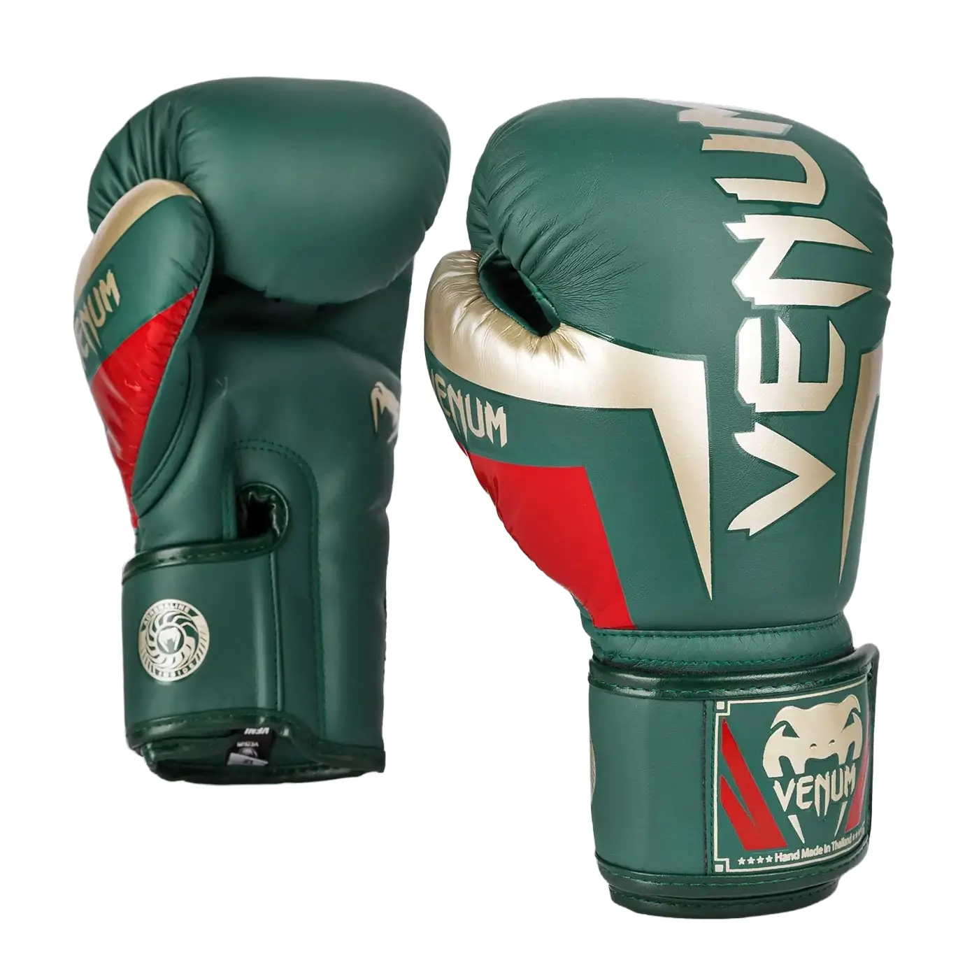 Venum Elite Boxing Gloves - Deep Forest Green | 10 Oz - Image 3