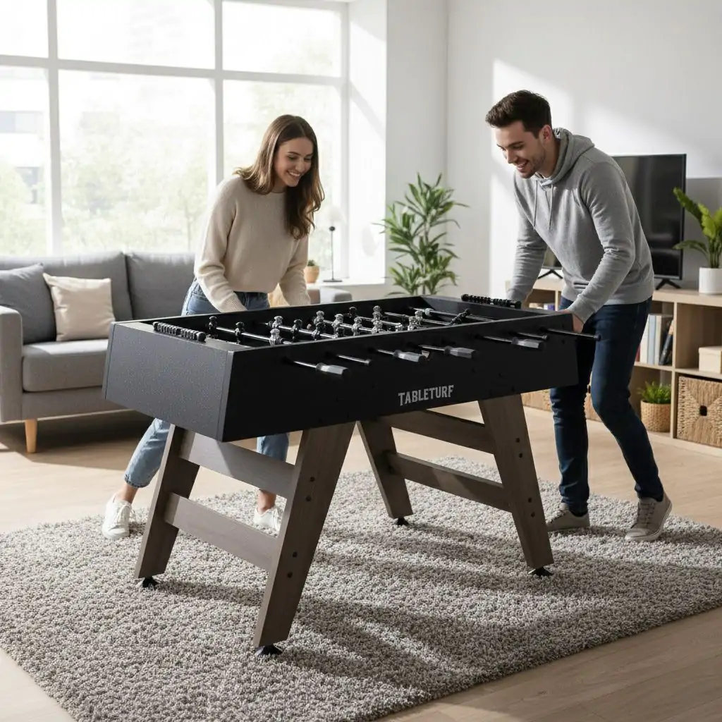 TableTurf Goal Pro Foosball Table with Dual Ball Return