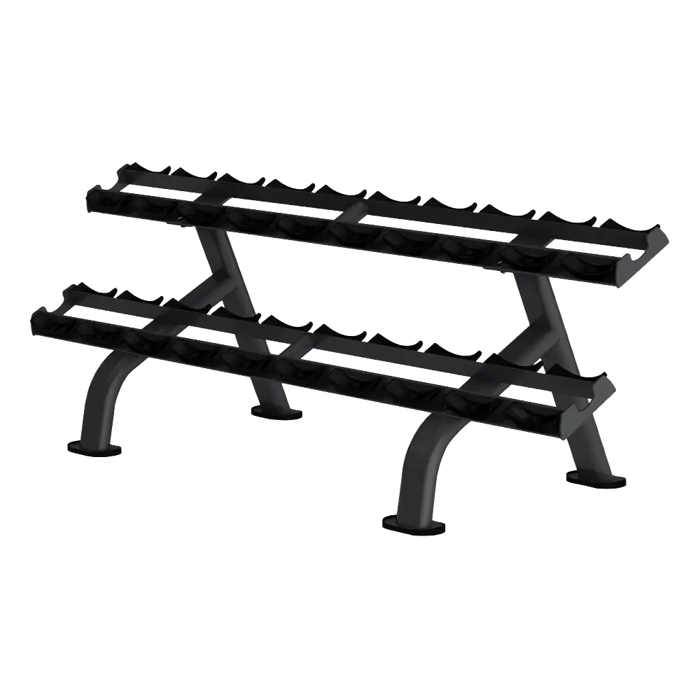 Axox Fitness Round Dumbbell Set with Rack | 2.5Kg - 25Kg - Image 4