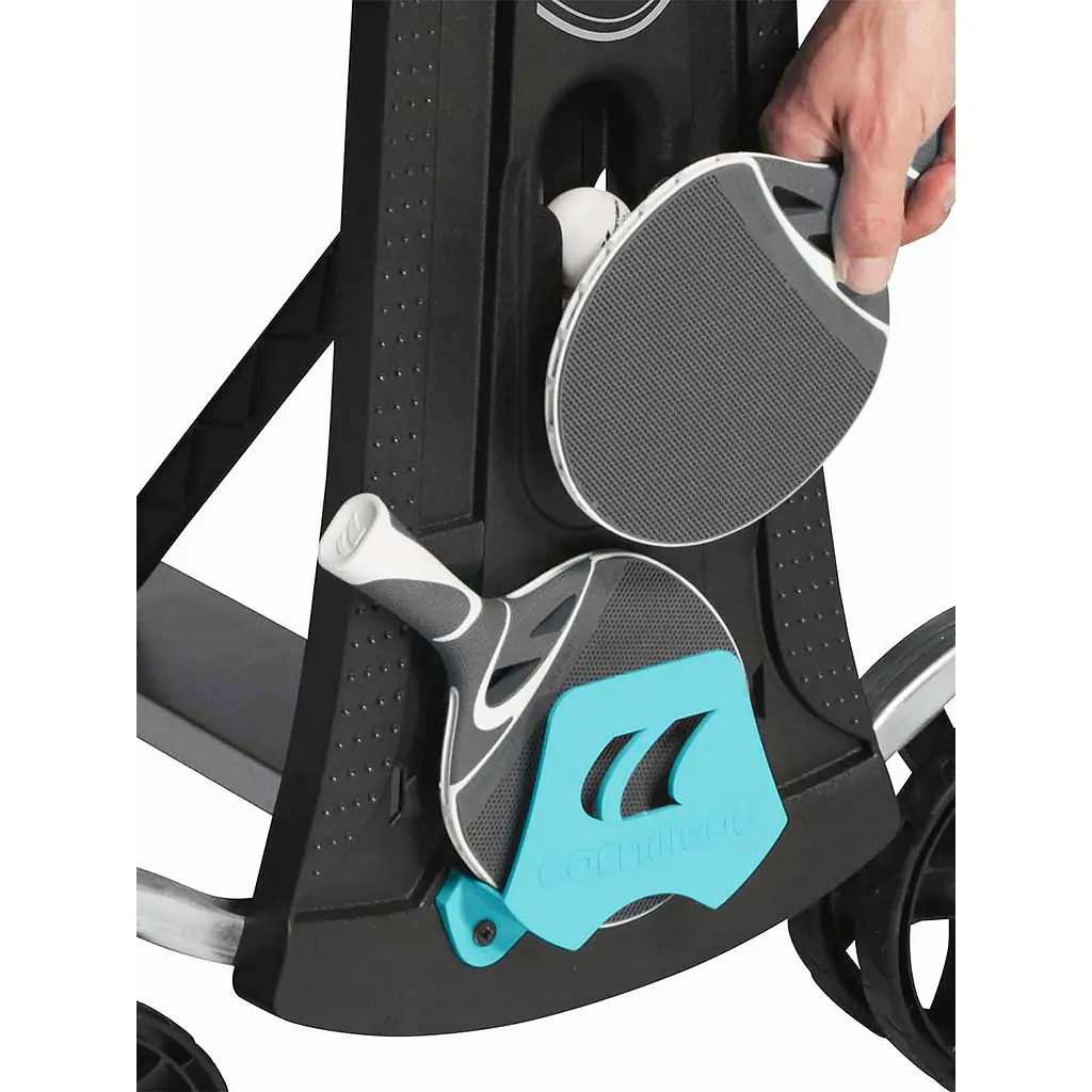 Cornilleau 400X Outdoor Table Tennis Table - Blue - Image 5