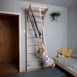Bench K 111 + A204 Swedish Ladder / Wall Bars - Image 4